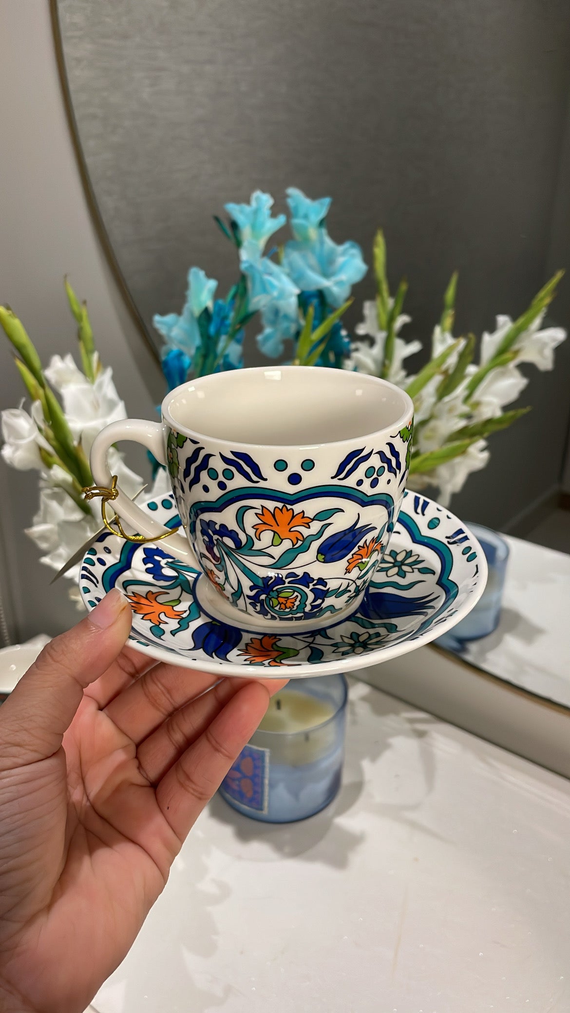 Heritage Tulip & Carnation 6 Piece Tea Set