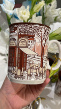 Heritage Brown Coffee Shop Mug Set Of 6 350ml
