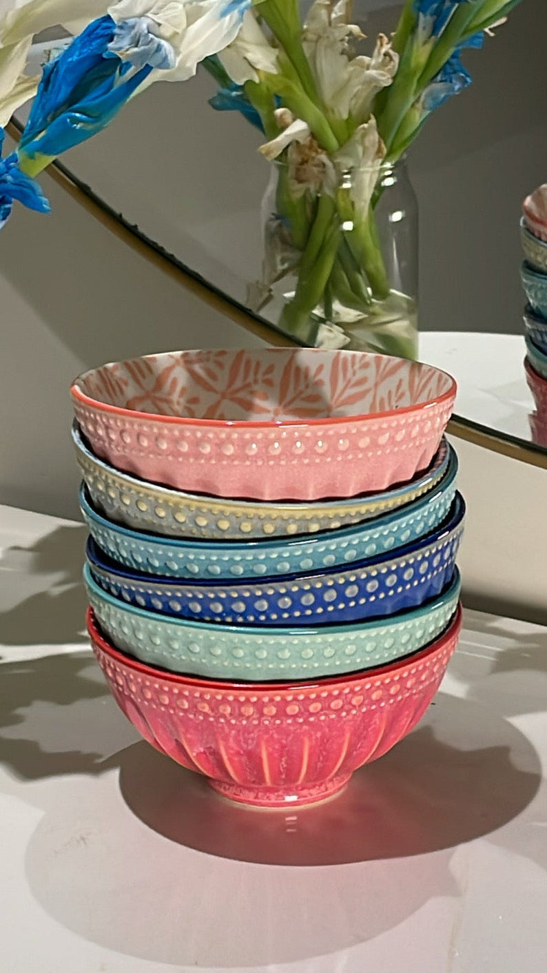 Danny Home All Purpose Porcelain Bowls Set Of 6