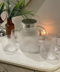 Hammered jug set by danny home