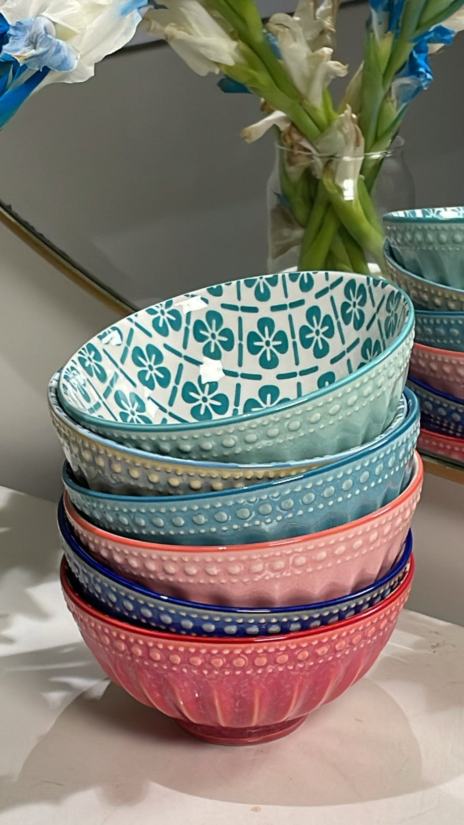 Danny Home All Purpose Porcelain Bowls Set Of 6