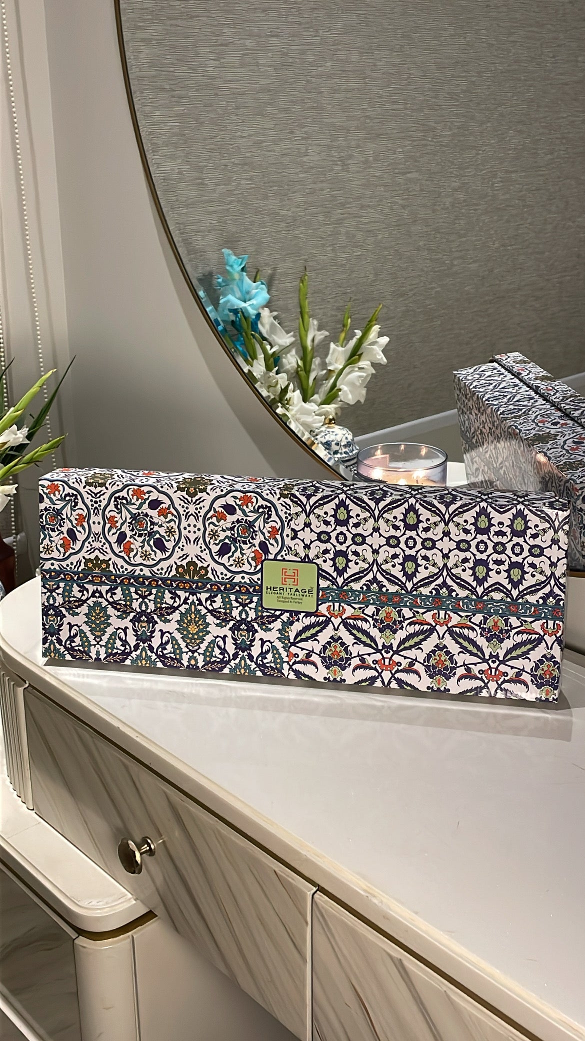 Heritage Tulip & Carnation 6 Piece Tea Set