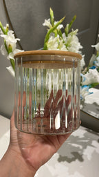 Ribbed Storage Jar Set Of 3
