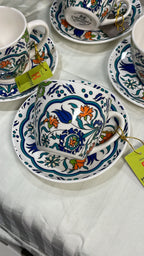 Heritage Tulip & Carnation 6 Piece Tea Set