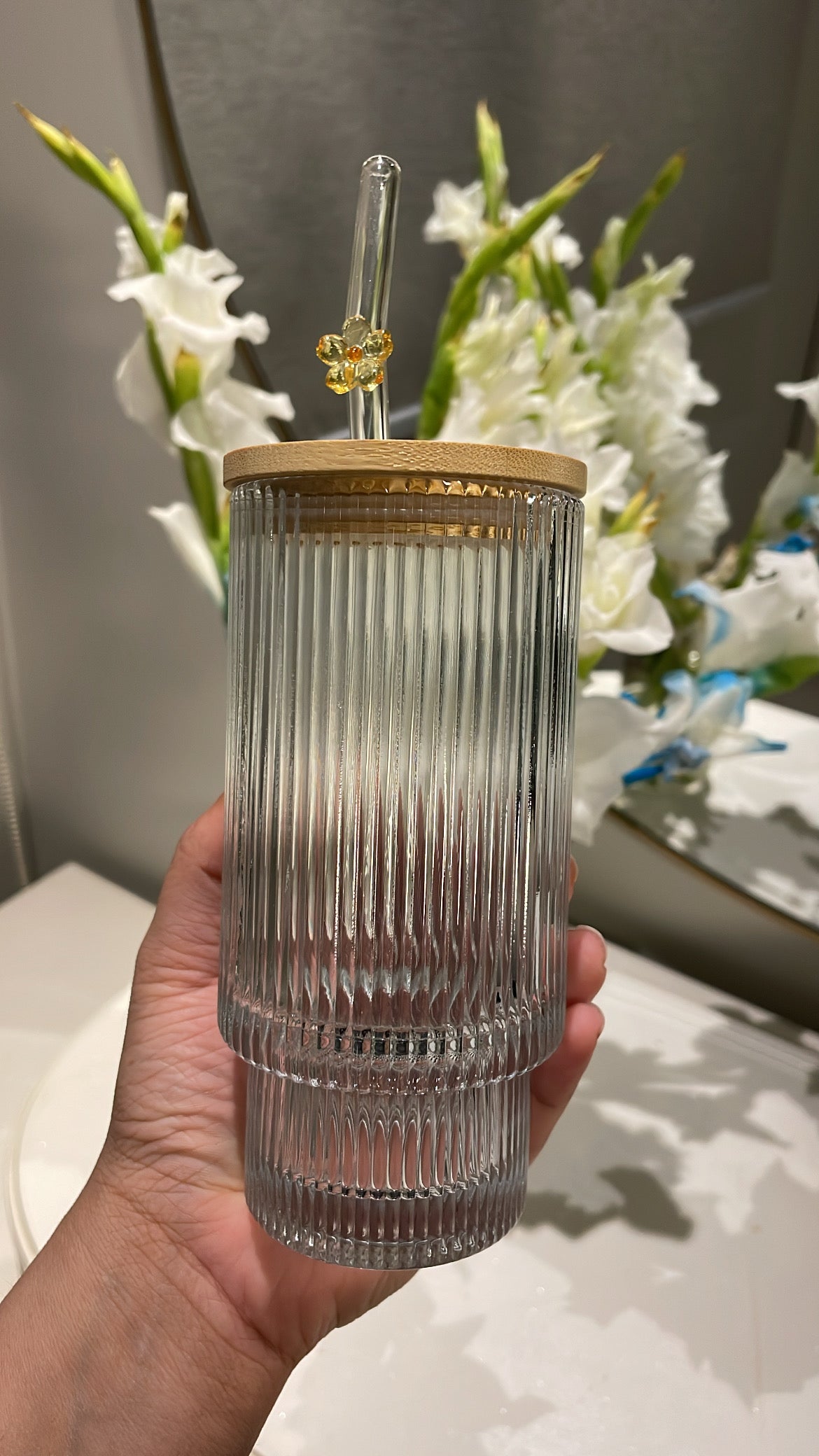 Ribbed Coffee Tumbler 500ML