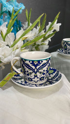 Elegant Safavid Pattern Cup Set Of Six