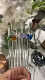 Straw set of 6 and cleaner