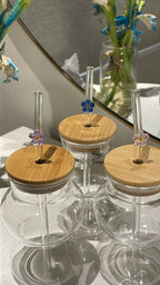 Flower Straws Set Of 6