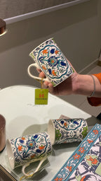 Heritage Floral Medallion Mug Set Of 6 350ml