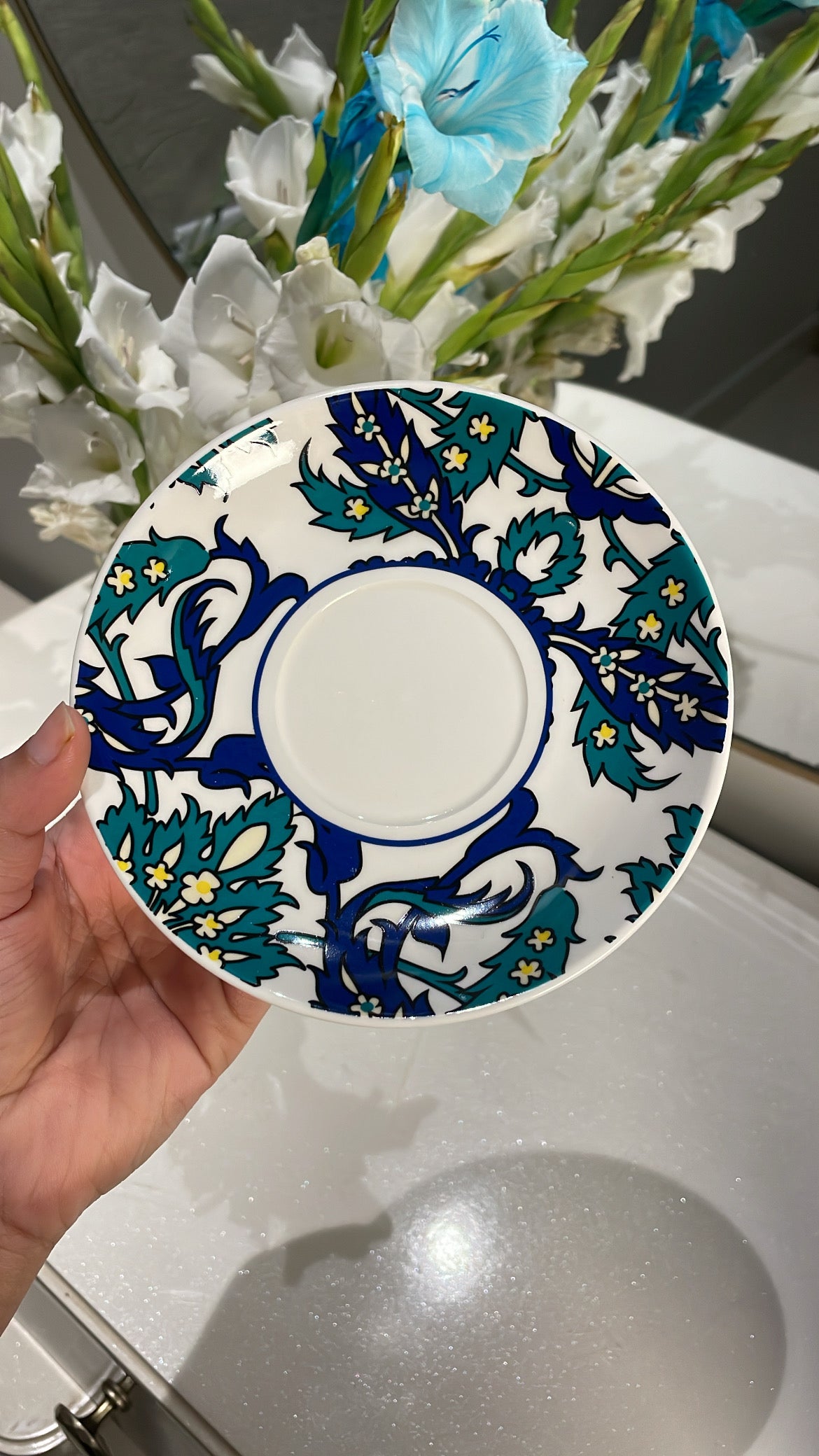 PERSIAN  HERITAGE CUP SAUCER SET OF 6