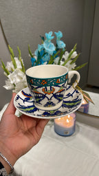 Persian Heritage Cup Saucer Set of 6