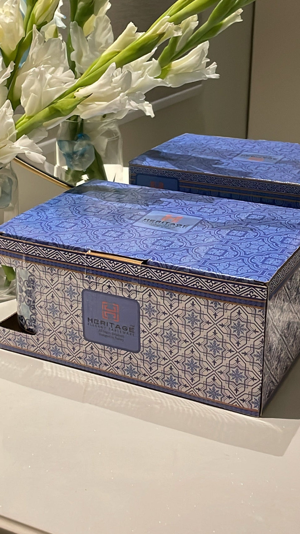 Heritage Isfahaan Royal Blue Mossiac Mug Set Of 6 350ml