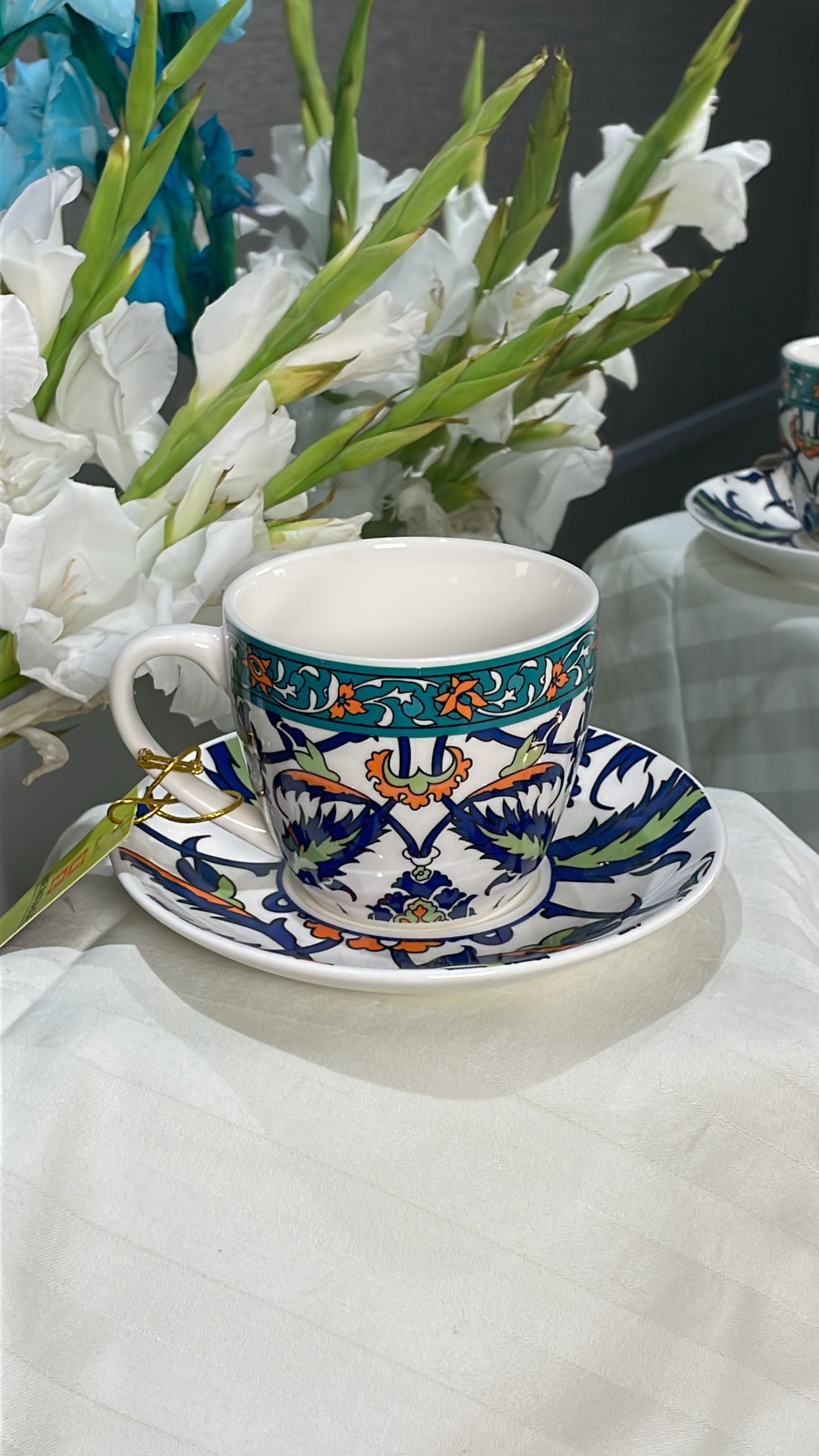 Persian Heritage Cup Saucer Set of 6