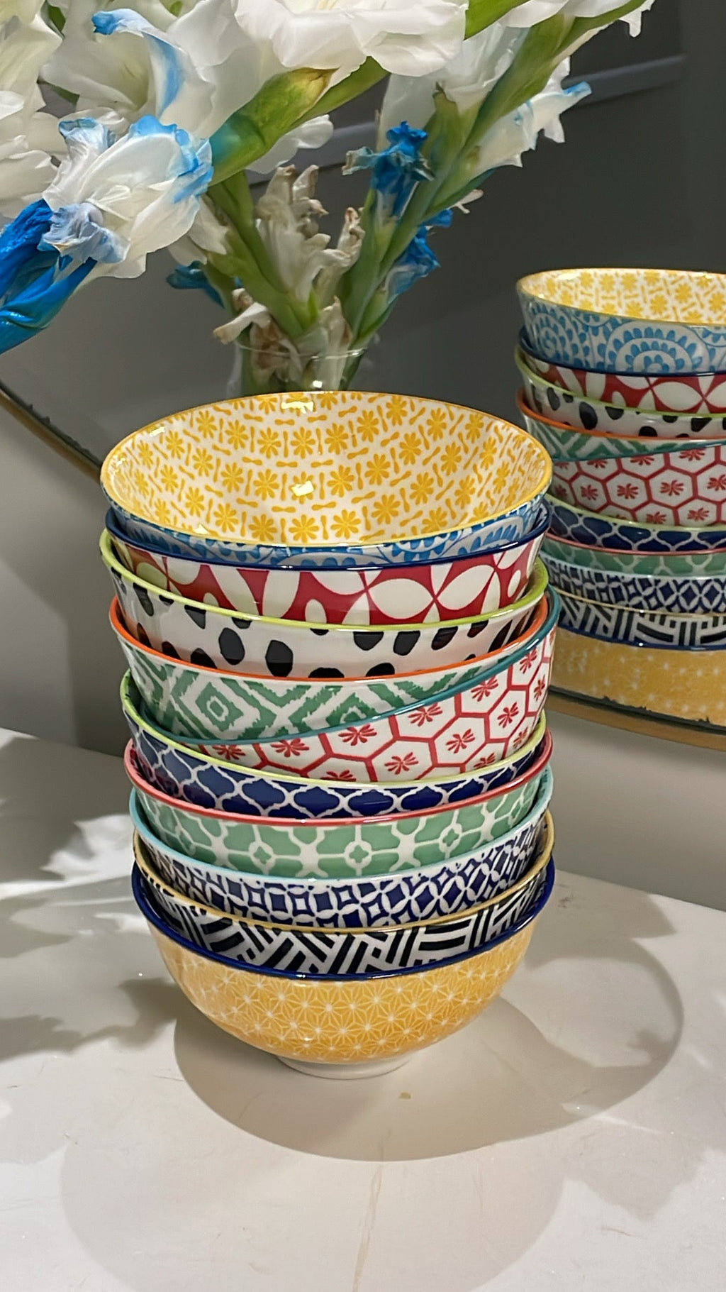 Danny Home Porcelain Bowls Set Of 10